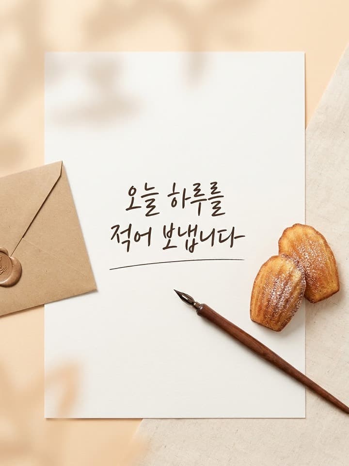 오늘 하루를 적어 보냅니다
